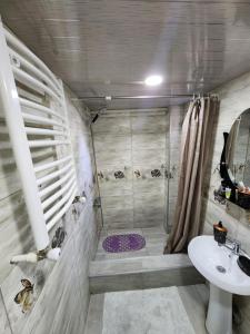 Koupelna v ubytování Hotel bereka