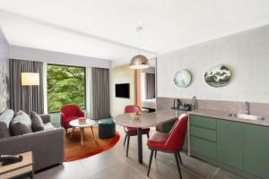 Istumisnurk majutusasutuses ibis Styles Mysuru