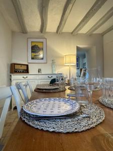 Χώρος καθιστικού στο Chinon centre maison 8 personnes avec jardin vue sur Chinon - Gîte Le bout du monde