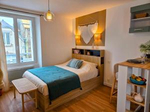 Postel nebo postele na pokoji v ubytování Boho Nest