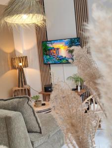 Posezení v ubytování Boho Nest