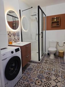 Koupelna v ubytování Boho Nest