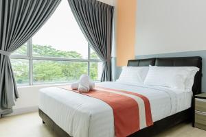 Giường trong phòng chung tại A7 Johor,Paradigm Mall,Skudai,Sutera mall +43 ảnh