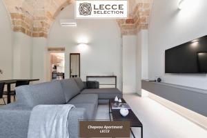 TV a/nebo společenská místnost v ubytování Chapeau Apartment - Lecce Selection