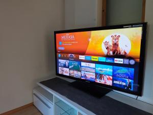 TV a/nebo společenská místnost v ubytování Appartement Sittenbach "Love"