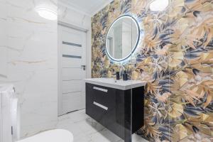 Koupelna v ubytování Apartament Zegrzyński z widokiem