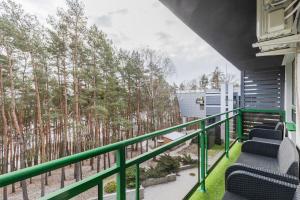 Balkón nebo terasa v ubytování Apartament Zegrzyński z widokiem