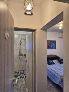 Koupelna v ubytování K-Rooms
