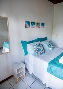 Letto o letti in una camera di Pousada Coco Dendê