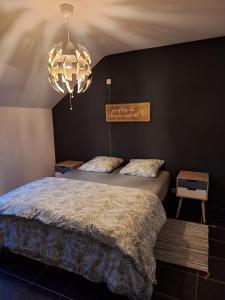 Katil atau katil-katil dalam bilik di Peace&Loft in Durbuy Old