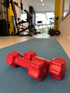 The fitness centre and/or fitness facilities at Akayda Butik Hotel