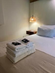 Cama ou camas em um quarto em La Posadita de Chacras