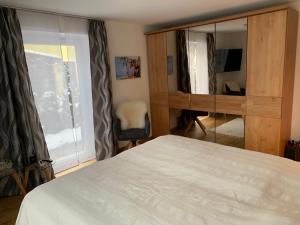 Postel nebo postele na pokoji v ubytování Haus Cäcilia
