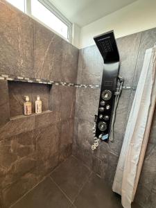 Koupelna v ubytování Suites vergel balcón