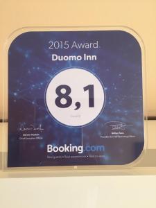 Duomo Inn tanúsítványa, márkajelzése vagy díja