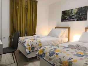 Postel nebo postele na pokoji v ubytování Apartma Sunside