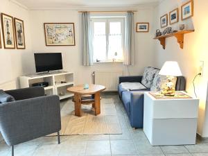 Χώρος καθιστικού στο Achtern Diek Haus 15d Wohnung 3