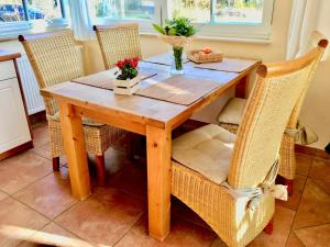 Χώρος καθιστικού στο Straminke 4b Wohnung Strandläufer +11 φωτογραφίες