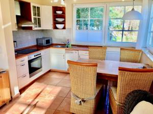 Η κουζίνα ή μικρή κουζίνα στο Straminke 4b Wohnung Strandläufer