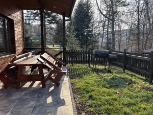 Zahrada ubytování Ośrodek Ustronie w Myczkowcach