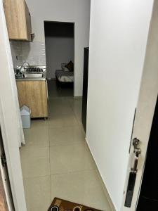 Kuchyň nebo kuchyňský kout v ubytování Hotel Lesus