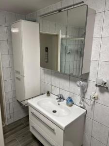 Koupelna v ubytování Souterrain Ferienwohnung Iphofen
