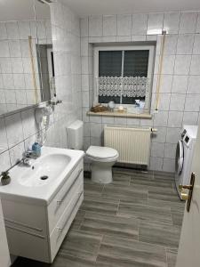 Koupelna v ubytování Souterrain Ferienwohnung Iphofen