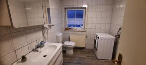 Koupelna v ubytování Souterrain Ferienwohnung Iphofen