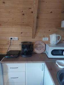 Kuchyň nebo kuchyňský kout v ubytování Vila Dobar Pogled