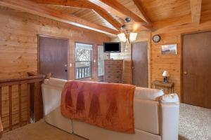 TV a/nebo společenská místnost v ubytování Vivian Park Sundance Cabin