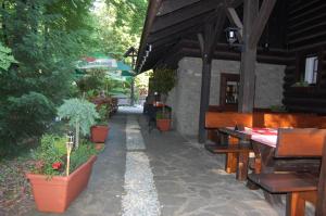 Zahrada ubytování Koliba u Cerneho Medveda