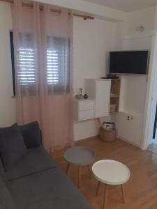 Televízia a/alebo spoločenská miestnosť v ubytovaní Apartment Ruzmarin