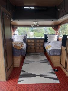 Posezení v ubytování Blissful Rental Caravan hire and Bnb