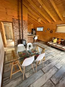 Kuchyň nebo kuchyňský kout v ubytování Cabañas Terra Palafito