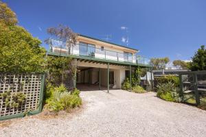 Bygningen som feriehuset ligger i