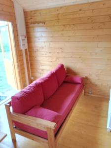 Posezení v ubytování chalet le cocon de bois