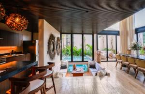 Posezení v ubytování Trobbu Boutique Collection Tulum