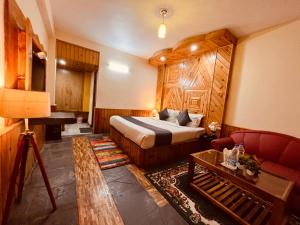 Postelja oz. postelje v sobi nastanitve The Four Season Hotel & Resort, Manali - A blissful view from rooms
