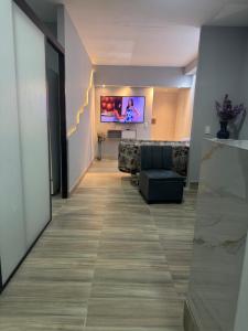 Prostor za sedenje u objektu Apartaestudio altos de riomar