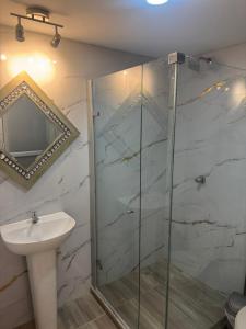 Koupelna v ubytování Apartaestudio altos de riomar