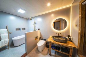 Ванная комната в Xiangzixi Bed and Breakfast