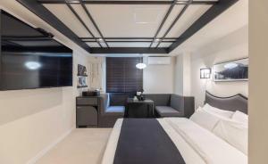 TV a/nebo společenská místnost v ubytování Aank Hotel and Spa Jongno Unni