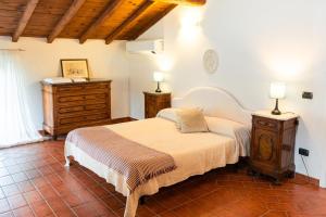 Postel nebo postele na pokoji v ubytování Agriturismo Bassanella