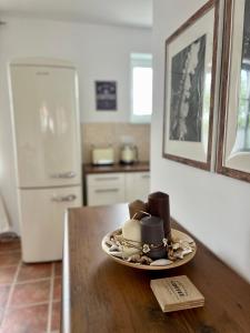 Köök või kööginurk majutusasutuses Apartmán Půda na jihu