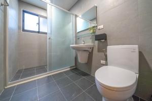 Koupelna v ubytování Lihao B&B + 18 fotografií