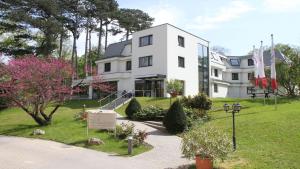 Vonkajšia záhrada v ubytovaní Seminarhotel Springer Schlössl