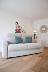 Posezení v ubytování Duplex Échanges complices ,Frontière