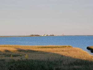 a view of a large body of water at Ferienwohnung mit Balkon und Schleiblick in Maasholm +16 photos