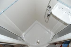 Łazienka w obiekcie Carabeo 15 Studios Casasol