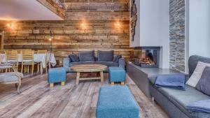 Posezení v ubytování Chalet Grelettes
